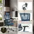 HJH Office Ergohuman Slim GEN2 Chefsessel ergonomisch Netzstoff Blau (652291)