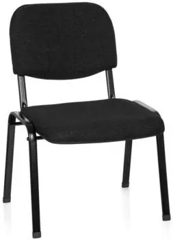 HJH Office XT 600 XL Vierfu&szlig;stuhl Schwarz / Anthrazit (704420)