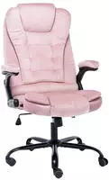 B&uuml;rostuhl Rosa Samt - Vidaxl