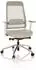 HJH Office CHIARO T2 WHITE Bürostuhl Netzrücken, Stoff, Beige/Grau (790023)