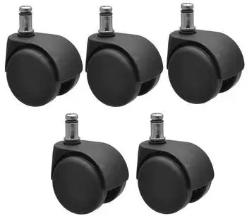 Wagner B&uuml;rostuhlrollen HART 5er-Set &Oslash;50mm intervallgebremst 50kg (02500161)
