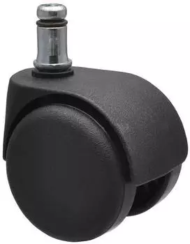 Wagner Bürostuhlrollen HART 5er-Set Ø50mm intervallgebremst 50kg (02500161) – Kontrollierte Mobilität durch Intervallbremse