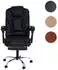 MCW MCW-M80 Bürostuhl Kunstleder ausziehbare Fußstütze, schwarz (MCW-M80)