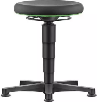 Bimos Allround Drehhocker Integralschaum Sitzh&ouml;he 450-650mm mit Gleiter (9460-2000-3280-532)