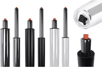 CLP Gaslift f&uuml;r B&uuml;rostuhl, wei&szlig;, &Oslash;5cm, 266-355mm (CLP 317837)
