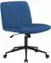 CLP Kingman Bürostuhl Samt, höhenverstellbar, blau (325356)