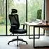 CLP Elisha Bürostuhl höhenverstellbar, ergonomisch, schwarz (325841)