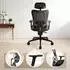CLP Elisha Bürostuhl höhenverstellbar, ergonomisch, schwarz (325841)