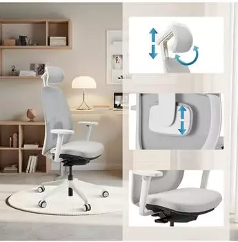HJH Office Skandis Pro Bürostuhl Netzstoff, grau, höhenverstellbar – HJH Office Skandis Pro – individuell anpassbar für jeden Arbeitstag