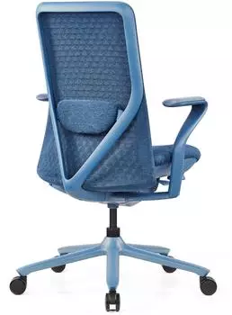 HJH Office Vervio Bürodrehstuhl ergonomisch Stoff/Netzstoff Blau – HJH Office Vervio – Ergonomischer Drehstuhl für dynamisches Arbeiten