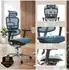 HJH Office Ergohuman GEN2 Chefsessel Netzstoff Blau (652278)