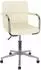 vidaXL Bürostuhl Drehbar Stoff Creme (334793)