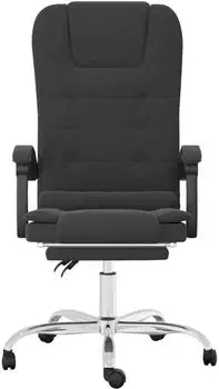 vidaXL Bürostuhl mit Massagefunktion, neigbar, Kunstleder, schwarz (349667) – vidaXL Chefsessel mit Massagefunktion für entspanntes Arbeiten