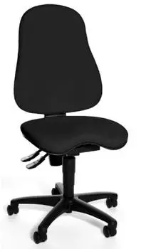 Topstar Balance 400 B&uuml;rostuhl Stoff, schwarz (Balance 400)