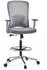 HJH Office Top Work 44 W Counterstuhl Mesh Fußring, Grau