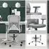HJH Office Top Work 44 W Counterstuhl Mesh Fußring, Grau