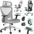 Kesser Ergonomischer Bürostuhl mit Kopfstütze, Lendenwirbelstütze & verstellbaren Armlehnen