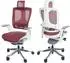 MCW Adelaide Bürostuhl ergonomisch, Netz/Polster, rot