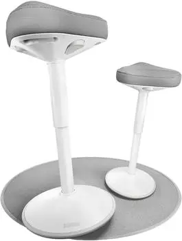CLOUVOU Nexus ergonomischer Hocker, h&ouml;henverstellbar 47-64cm, anthrazit (4262501570062)