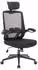Svita SAM Bürostuhl ergonomisch verstellbar, Schwarz (91246)