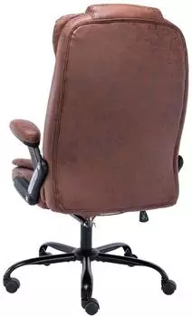 vidaXL Bürostuhl Hellbraun Wildleder-Optik (20576) – Individuelle Höhenanpassung für ergonomisches Arbeiten