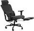 CLP Leesburg Bürostuhl ergonomisch, 3D-Armlehnen, Fußstütze, 150kg (325845)