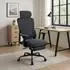 CLP Leesburg Bürostuhl ergonomisch, 3D-Armlehnen, Fußstütze, 150kg (325845)