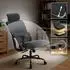 CLP Leesburg Bürostuhl ergonomisch, 3D-Armlehnen, Fußstütze, 150kg (325845)
