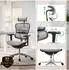 HJH Office Ergohuman Ultra Gen2 Bürostuhl Netzstoff, ergonomisch, Grau
