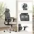 HJH Office Ergomy Pro Bürostuhl Netzstoff/Stoff 3D-Armlehnen Dunkelgrau/Beige (Ergomy Pro)