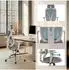 HJH Office CASSILIS W Bürostuhl Mesh, Grau