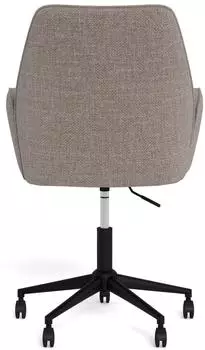 ebuy24 Glenda Bürostuhl, hell graubraun (11-0000108501) – Stoffbezug bietet textile Haptik im Arbeitsalltag