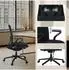HJH Office Vervio Ergonomischer Bürostuhl Stoff/Netzstoff, höhenverstellbar, Schwarz