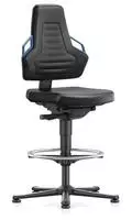 Bimos Stuhl Nexxit 3 Gleiter K-Leder Griff blau - 9031-MG01-3277