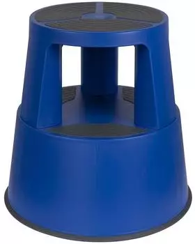 Wedo SuperStep Rollhocker Kunststoff, blau (212303)