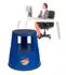 Wedo SuperStep Rollhocker Kunststoff, blau (212303)