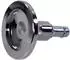 HJH Office Stand C Bodengleiter Aluminium, 11mm Stiftdurchmesser (5er Pack) (729496)