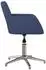 vidaXL Bürostuhl, drehbar, blau, Stoff (344724)