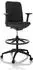 HJH Office Nestora Work Counterstuhl Stoff, Schwarz, mit Armlehnen