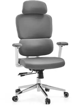 HJH Office Ergomy WF 2 B&uuml;rostuhl ergonomisch Stoff Grau (991102)