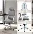 HJH Office Ergomy WF 2 Bürostuhl ergonomisch Stoff Grau (991102)