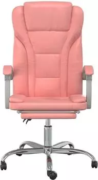 vidaXL Bürostuhl mit Liegefunktion Rosa Kunstleder (349701) – vidaXL Bürostuhl mit Liegefunktion Rosa