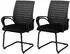 MCW Konferenzstuhl K51 Stoff 250g/m², grau, Gestell schwarz (MCW-K51)