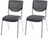 MCW Besucherstuhl H401 stapelbar, Textil, dunkelgrau, 2er-Set (800000417055)