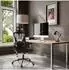 HJH Office ARIGANO Bürostuhl Netzstoff/Stoff ergonomisch schwarz (830122)