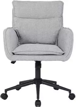 Home Deluxe CORA B&uuml;rostuhl Webstoff Grau, h&ouml;henverstellbar