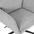 Home Deluxe CORA Bürostuhl Webstoff Grau, höhenverstellbar