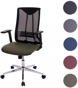 MCW Bürostuhl MCW-J53 ergonomisch Kunstleder olivgrün (MCW-J53) – MCW-J53 verbindet Ergonomie mit ansprechendem Design