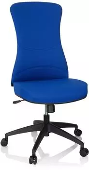 HJH Office Office XT Bürostuhl Stoff Blau ohne Armlehnen (760013)