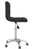 vidaXL Bürostuhl drehbar, schwarz, Stoff (334319)